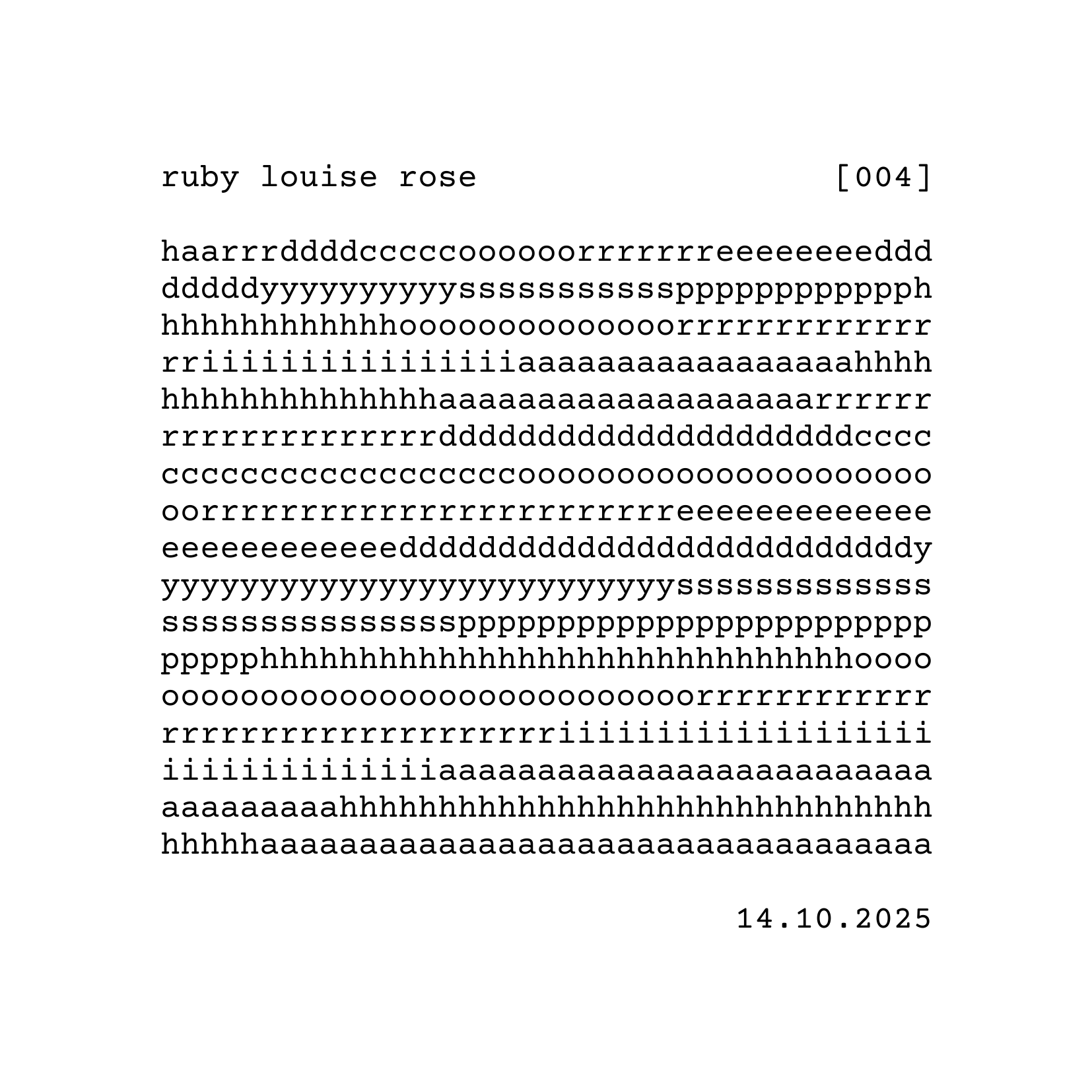 Black text on white background